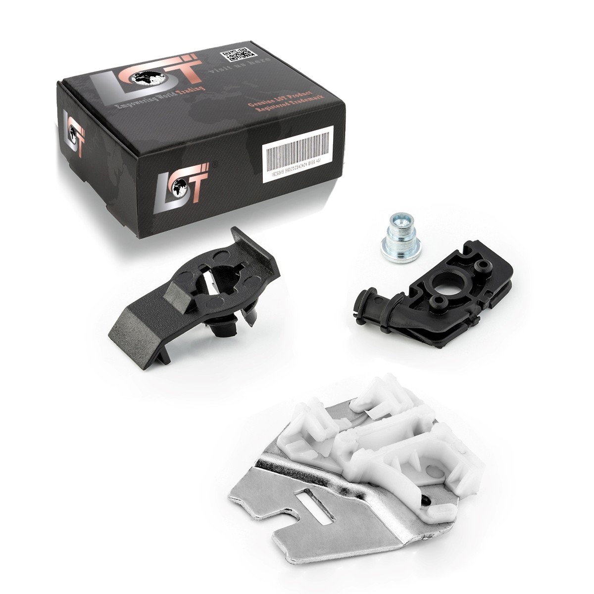 Window Regulator Repair Kit Set Metal Slider Driver Rear Right for BMW X5 E53