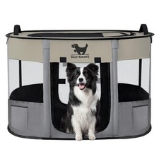 Dog Playpen, Foldable Kitten Playpen for Medium Dogs, Portable Pet Puppy Play...