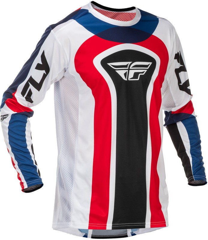 Maillot Fly Racing Lite Glory Special Edition tricolore en mesh haut de gamme
