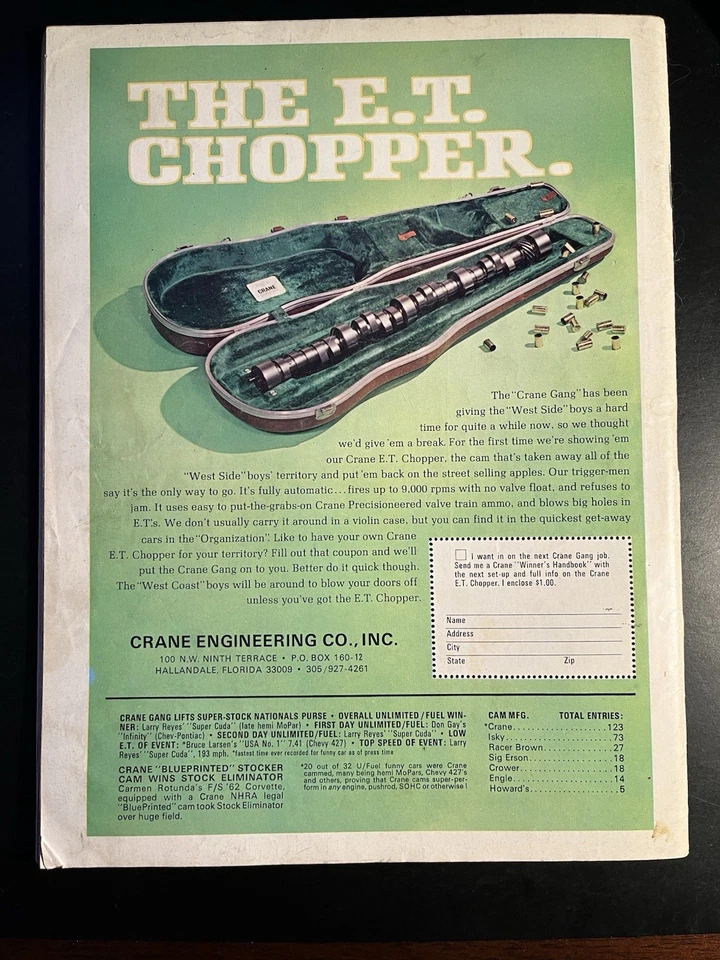 Vintage October 1968 Popular Hot Rodding Magazine, Swapping the 427 Project X - Image 2 of 4