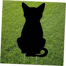 Halloween Black Cat Cats Yard Sign Home Outdoor Lawn Decoration With Cat 3
