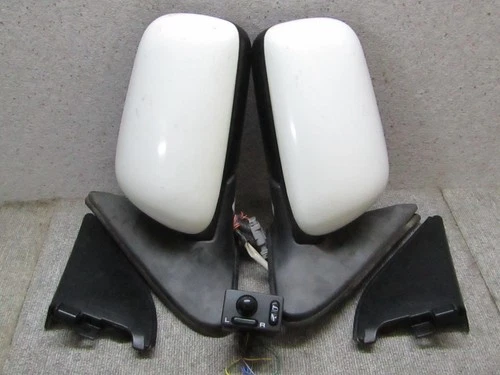 1995 2001 JDM NISSAN PRIMERA P11 G20 WHITE POWER FOLDING SIDE MIRROR SET OEM