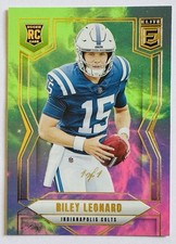 2025 Donruss Elite RILEY LEONARD 1/1 NEBULA Rookie Card Indianapolis Colts #170