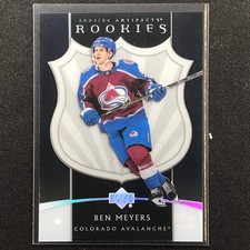 2022-23 Artifacts NHL BEN MEYERS 2005-06 Clear Cut Retro Rookies Acetate #12