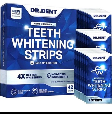 DRDENT Professional Teeth Whitening Strips 42x Sripes
