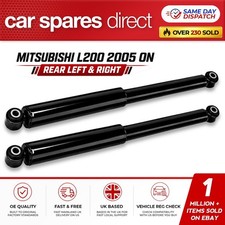 FOR MITSUBISHI L200 KB40 2005 ON REAR SHOCK ABSORBERS SHOCKS SHOCKERS PAIR X2