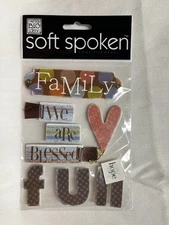 ScrapBook Stickers- Me & My BIG IDEAS- Soft Spoken
