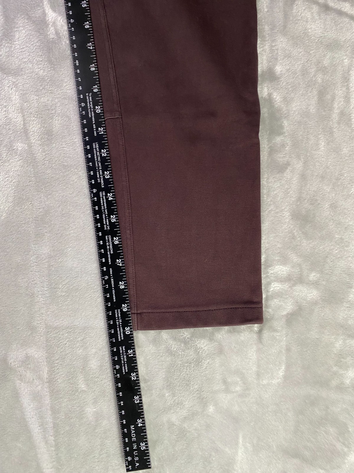 Vuori Meta Pant Mens 36 Brown Mahogany V420 Performance Stretch Chino Trouser image 5