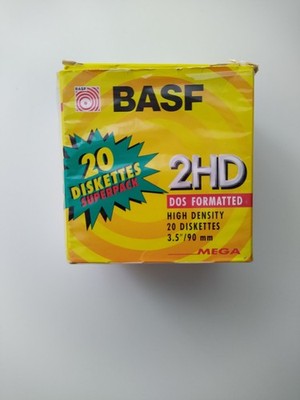 11x BASF Floppy Disks 3,5'' 1.44 MB 2HD High Density, Originalverpackt, NEU