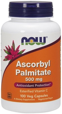 NOW Foods Ascorbyl Palmitate, 500mg - 100 vcaps (378,00 EUR/kg)