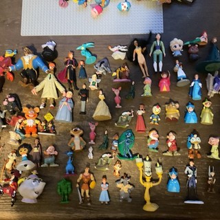 HUGE LOT OVER 50 VARIOUS DISNEY PVC PLASTIC & RUBBER FIGURES FIGURINES VINTAGE