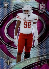 2021 Panini Spectra Neon Pink #196 Payton Turner 14/25 RC 