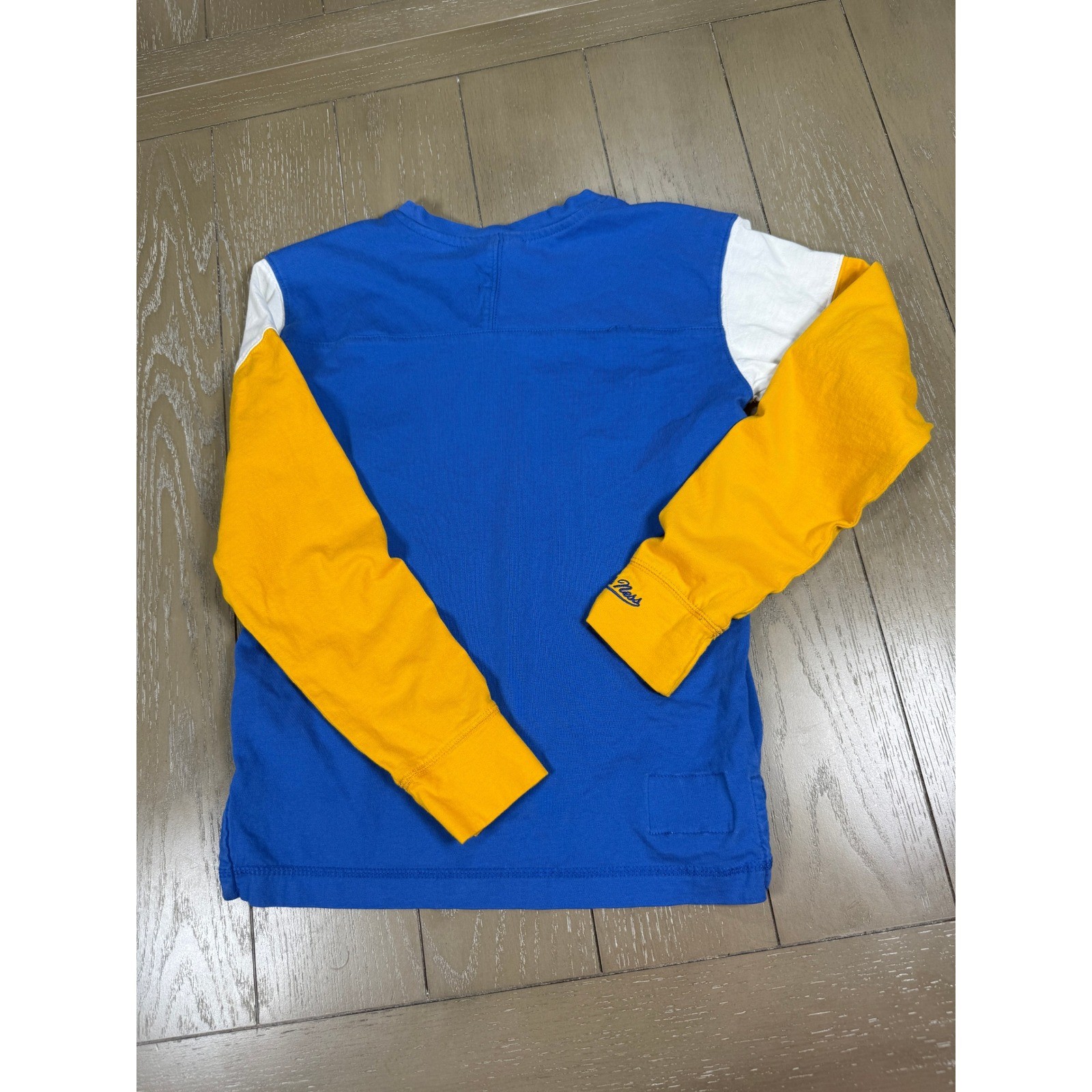 Los Angeles Rams Jersey Kids Small Blue 1979 Retro Football Mitchell Ness