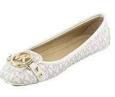 Michael Kors PVC,49T8FUFR1B-149-5 M Women's Fulton Moccasin Vanilla 