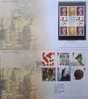 GB The Great War 14th May 2015 2 x Covers SG3711-SG3716 + Pane U3070n Crisp!