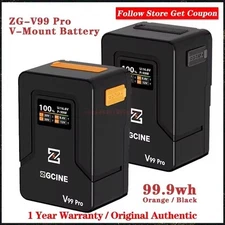 ZGCINE ZG-V99 Pro V99Pro V-Mount Battery 99.9Wh V-Locking PD 100W Fast Charging
