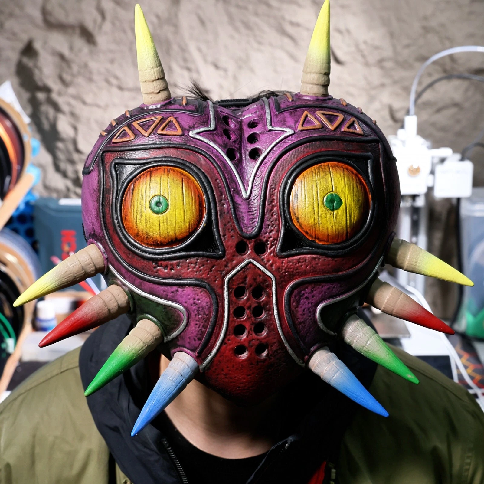 Zelda Majora's Mask- Wearable Decoration Latex Handmade Costume for Cosplay BOTW