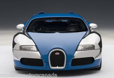 BUGATTI VEYRON L'EDITION CENTENAIRE (FRENCH BLUE/J-P WIMILLE) 1:18