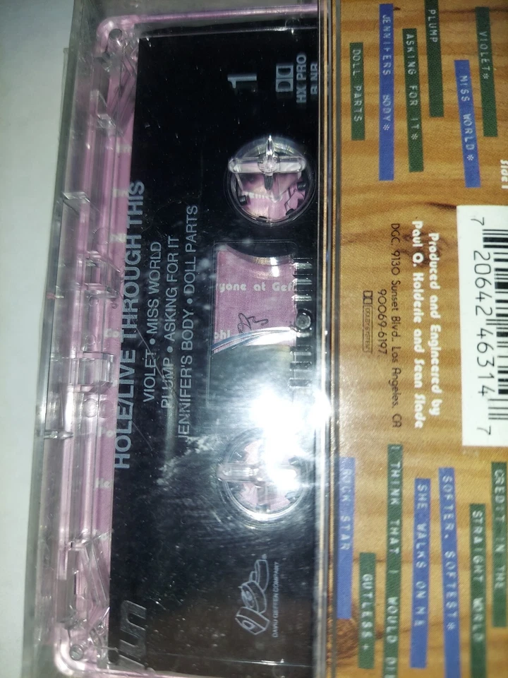 Live Through This by Hole [Brand New SEALED] Cassette Tape 1994 Courtney Love - Image 3 of 4