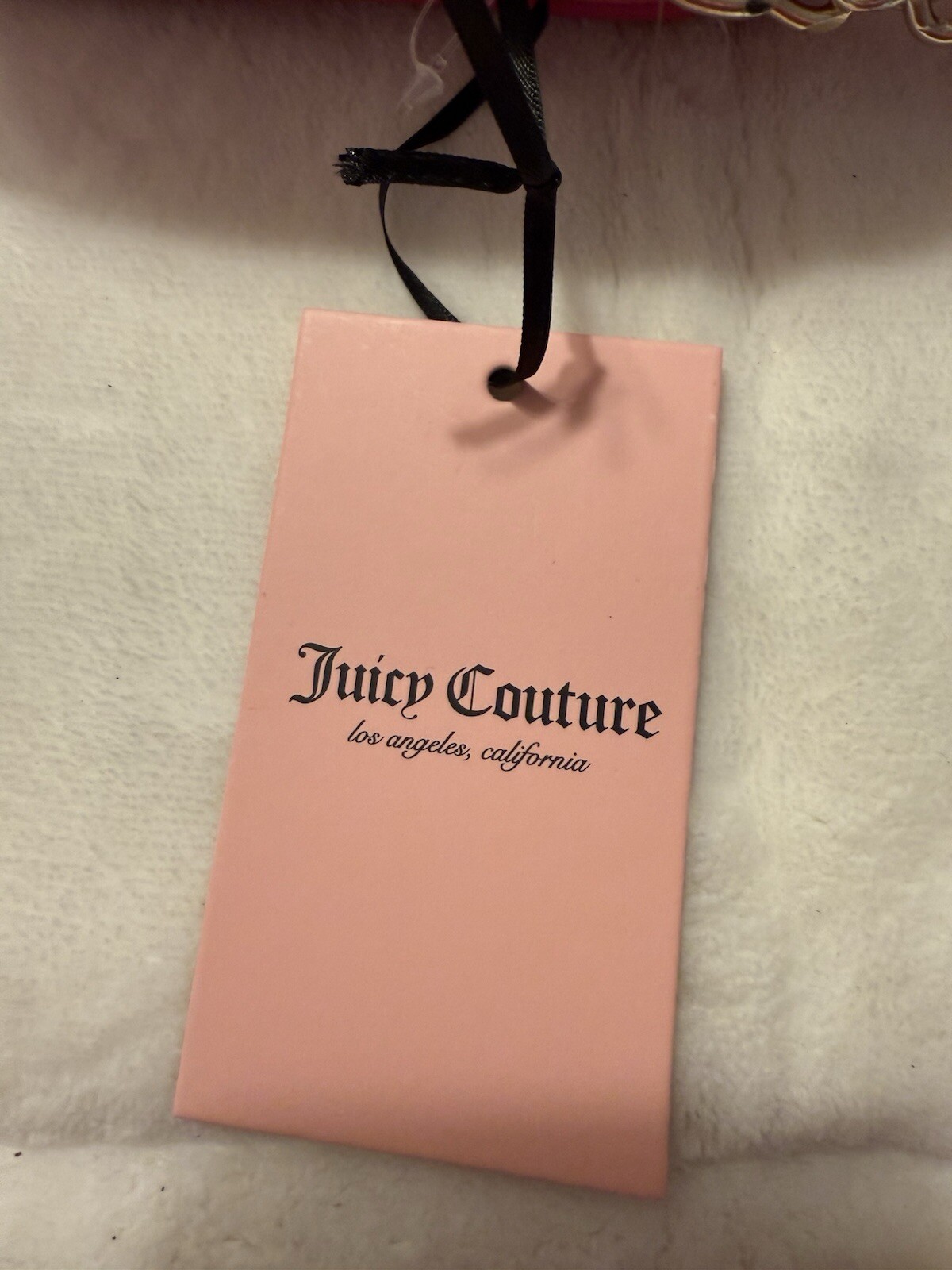 Juicy Couture Word Search Lipstick PinkCrossbody Camera Purse Bag Gold Chain image 7