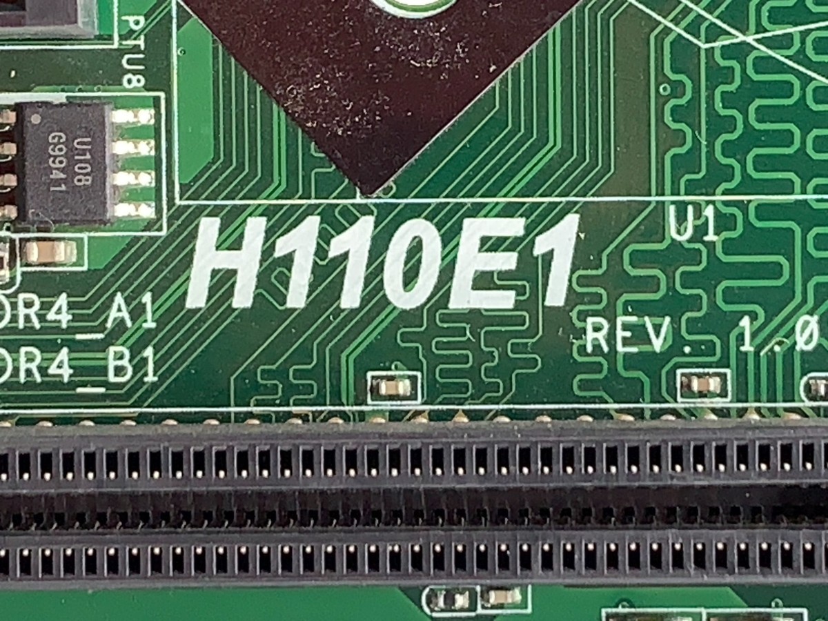 AsRock H110E1 Motherboard H110 LGA1151 DDR4 mATX Celeron AsRock H110E1 Motherboard H110 LGA1151 DDR4 mATX Celeron