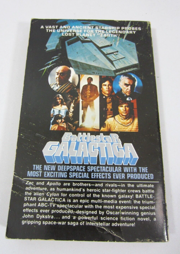 Battlestar Galactica VTG 1978 Paperback Book Glen Larson Retro Sci-Fi TV - Picture 2 of 10