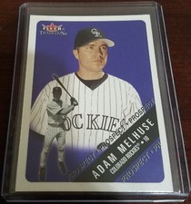 2000 Fleer Tradition Glossy Adam Melhuse RC #452 #/1000 NM / MINT