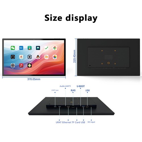 15.6 Inch 1920*1080IPS Android Tablet RJ45 Business Use Poe Rk3566 2+16GB - Picture 2 of 9