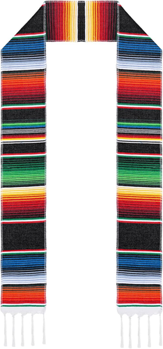 Mexican Graduation Stole Sash Mexican Serape Scarf Colorful Graduation Honor Sto - Picture 12 of 12