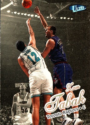 1997-98 Fleer Ultra Basketball Gold Medallion #247G Zan Tabak RAPTORS