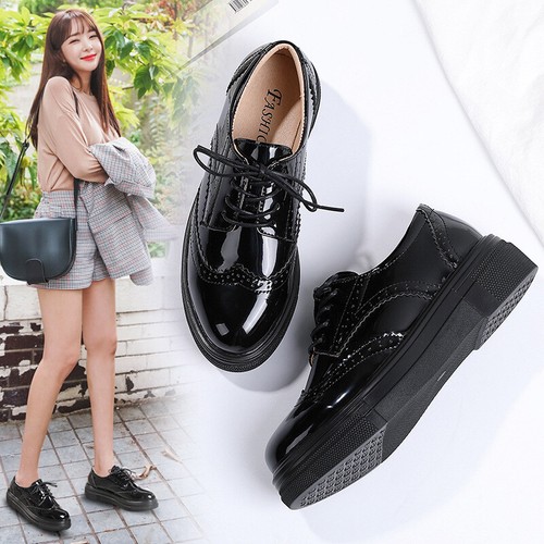 Patent Leather Brogues Shoes | eBay