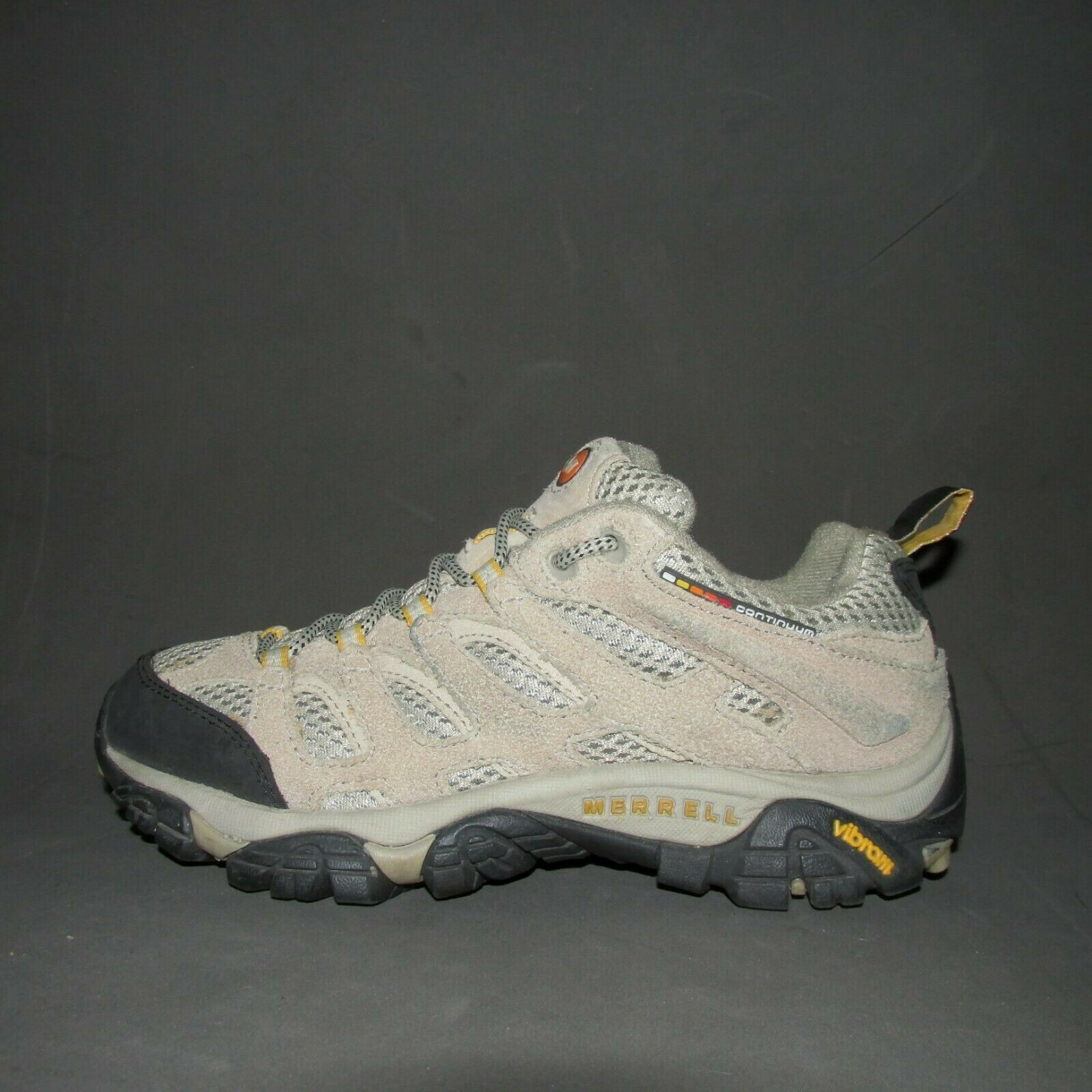 Merrell Taupe Low Suede Hiking Trail Shoes Women's 6.5M