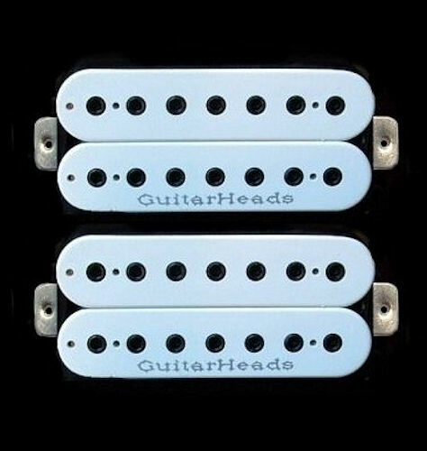 Set Pickups Humbucker Guitarheads Hexbucker Per Chitarra 7 Corde - Colore Bianco, Passivi - 3