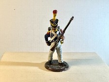 Napoleonic metal 54mm infantry soldier. Nicely painted.