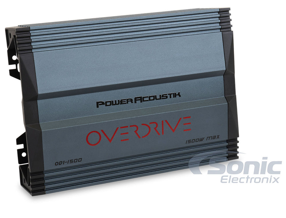 Автомобильный моноблочный усилитель Overdrive класса AB Power Acoustik OD1-1500 1459000₽