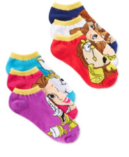 NEW Disney Women's No Show 6-Pack Socks
