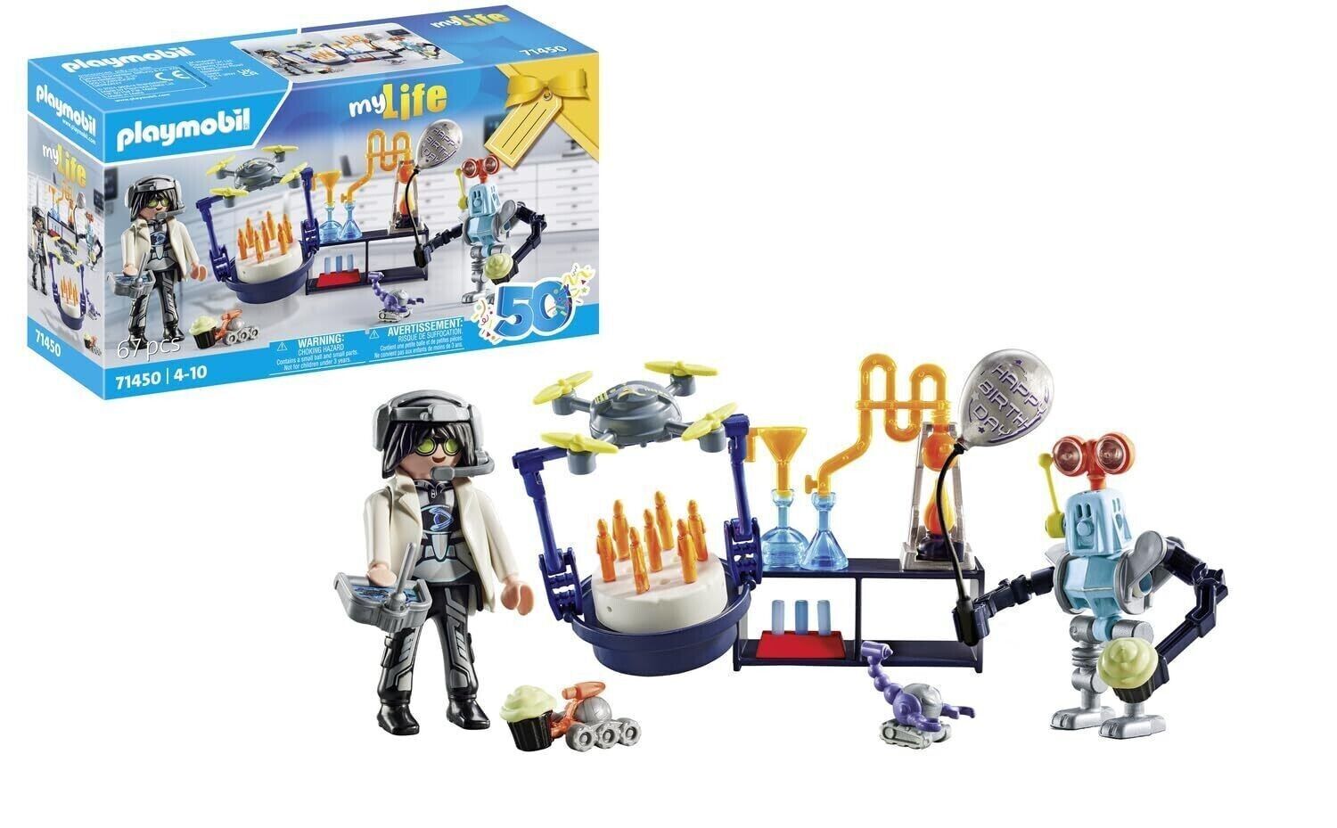 Playmobil 71450 My Life: Researchers with Robots