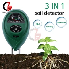 Soil Tester 3-in-1 Plant Moisture Meter Light and PH Tester for Home Garden Lawn