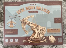 ROKR 3D Wooden Puzzles DIY Building Model Kits-Siege Heavy Ballista