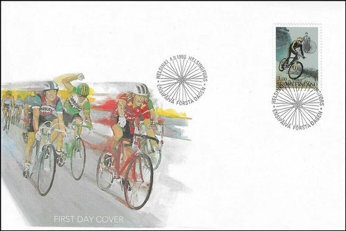 Mountain Bike Race Cycling Bicycles Race Finland Mint FDC Cover 1998