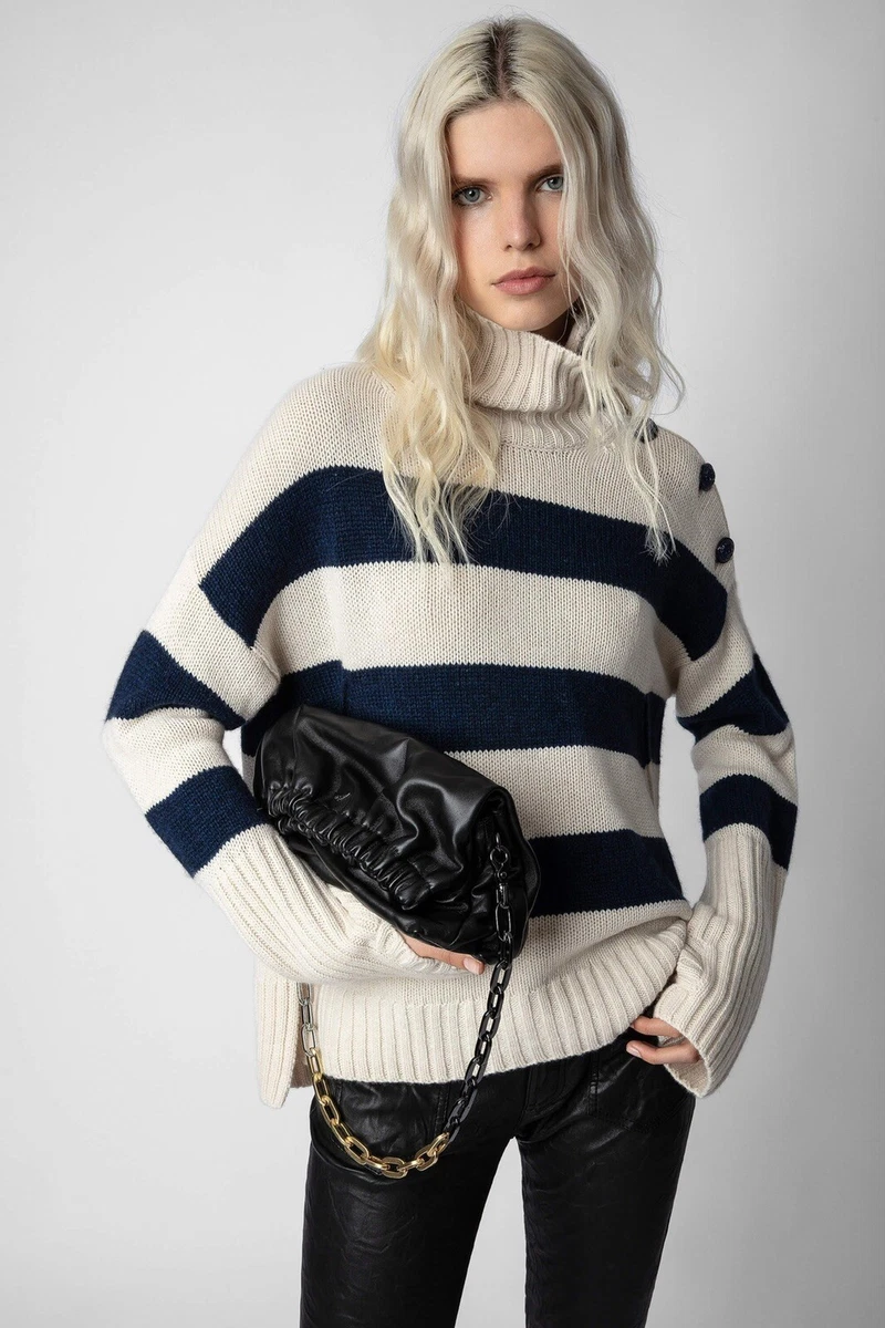 2023 Zadig Voltaire Alma Sweater Jumper Pullover Top Size L 868