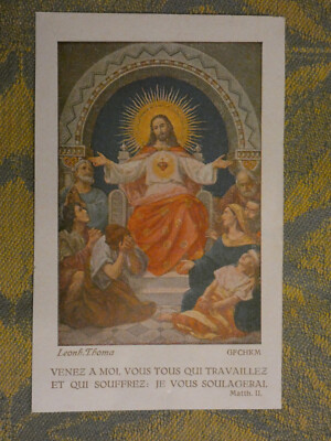 Pious image come to me all you who work, leonh thoma GFCHKM