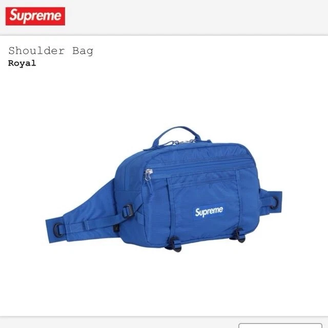 SUPREME SS16 TONAL SAC BANDOULIÈRE ROYAL FLAMBANT NEUF DANS SA BOÎTE LOGO JORDAN DUNK