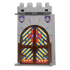 Vtg Lil' Playmates Unimax Medieval Castle Replacement Piece Front Wall And Door