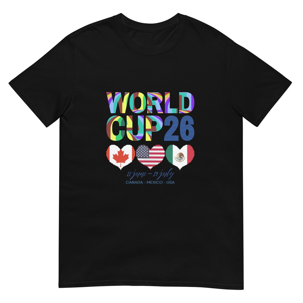 World Cup 2026 Soccer Unisex T-shirt USA Copa Del Mundo