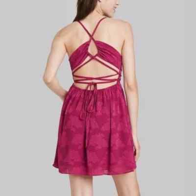 ruched skater dress Womens Patterned Mesh Side Ruched Skater Dress, Taupe, Size M