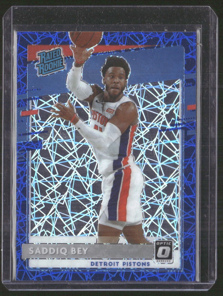 2020-21 Panini Donruss Optic - Rated Rookie #169 Saddiq Bey (RC)
