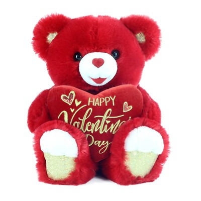 WAY TO CELEBRATE VALENTINE’S DAY Gift SWEETHEART TEDDY BEAR RED | eBay