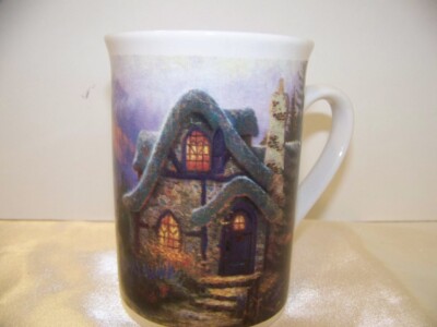 2004 Thomas Kincade Country Cottage Mug