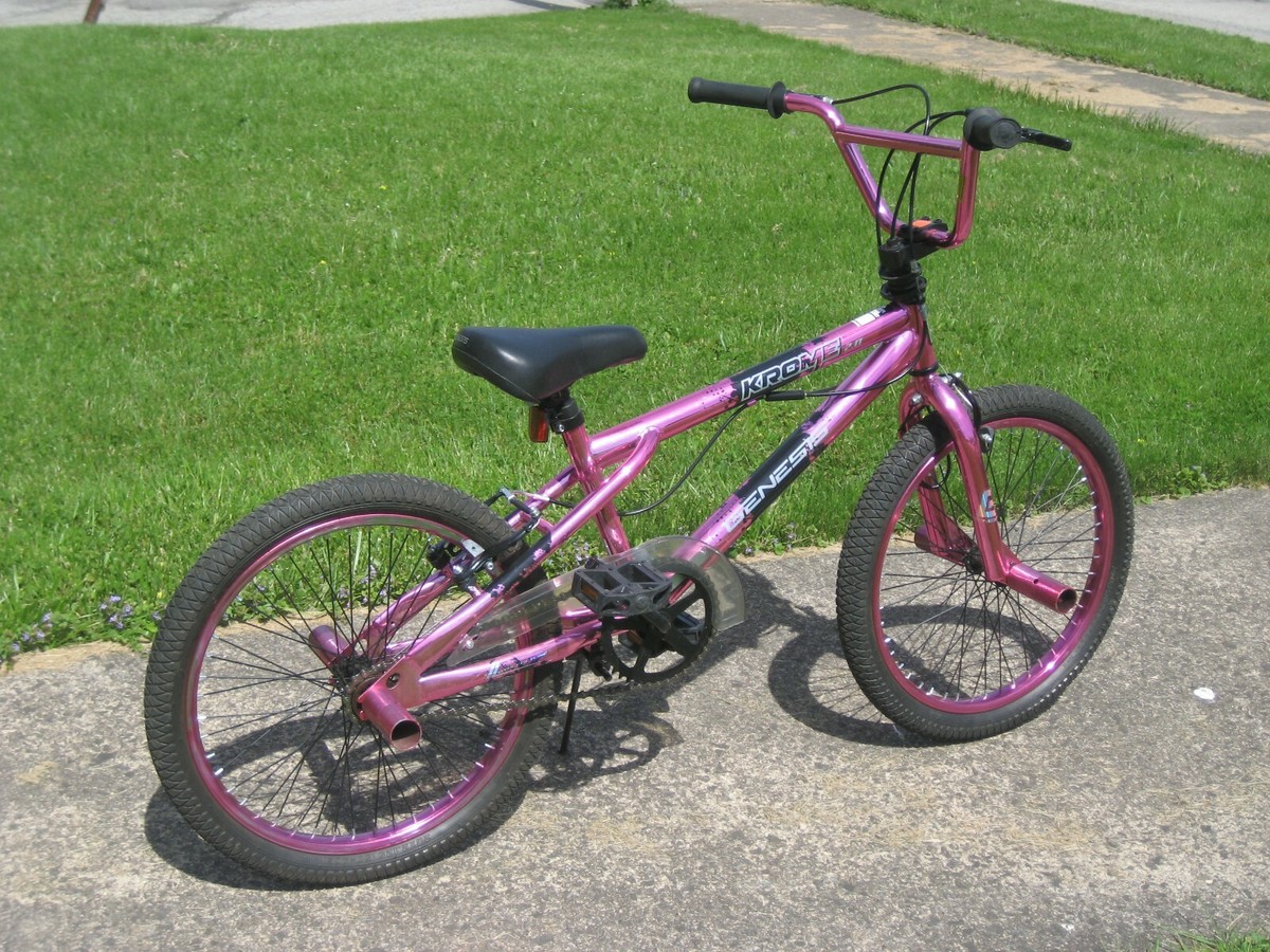 Genesis Krome 2.0 , 20 inch BMX Culture Bike - Rare Pink Chrome